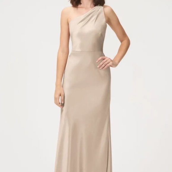 Jenny Yoo | Dresses | Jenny Yoo Bridesmaid Dress Gold Lena Style Size |  Poshmark